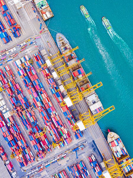 Cargo Shipping Port